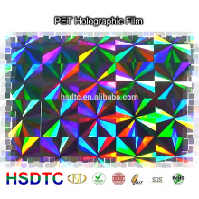 Película láser de película holográfica PET para impresión